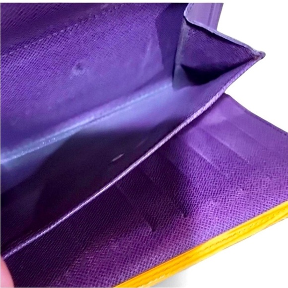 Louis Vuitton Yellow Clutch Wallet - Picture 8 of 8